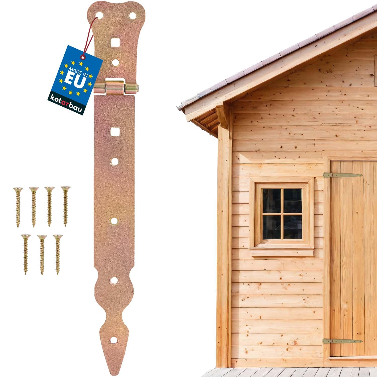 KOTARBAU 05907465901819 Ladenband Shutter Strap, Gold, 250 mm