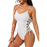Narecte One Piece Swimsuit Women Bathing Suit Sexy High Cut Women's One-Piece Swimsuits Monokini One Piece Bathing Suit