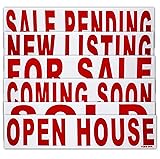 6 Pack Bundle of Real Estate Rider Signs
