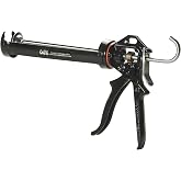 COX 41004-XT Chilton Extra Thrust 10.3-Ounce Cartridge Cradle Manual Caulk Gun, Black