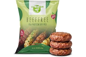 CREATIVE PEA Plant-Based Meat: Vegan Beef Substitute Made from Pea Protein – High-Protein, Keto-Friendly, Gluten-Free, Dairy-Free, Sustainable Vegan Meat Alternative. Perfect for Plant-Based Recipes.
