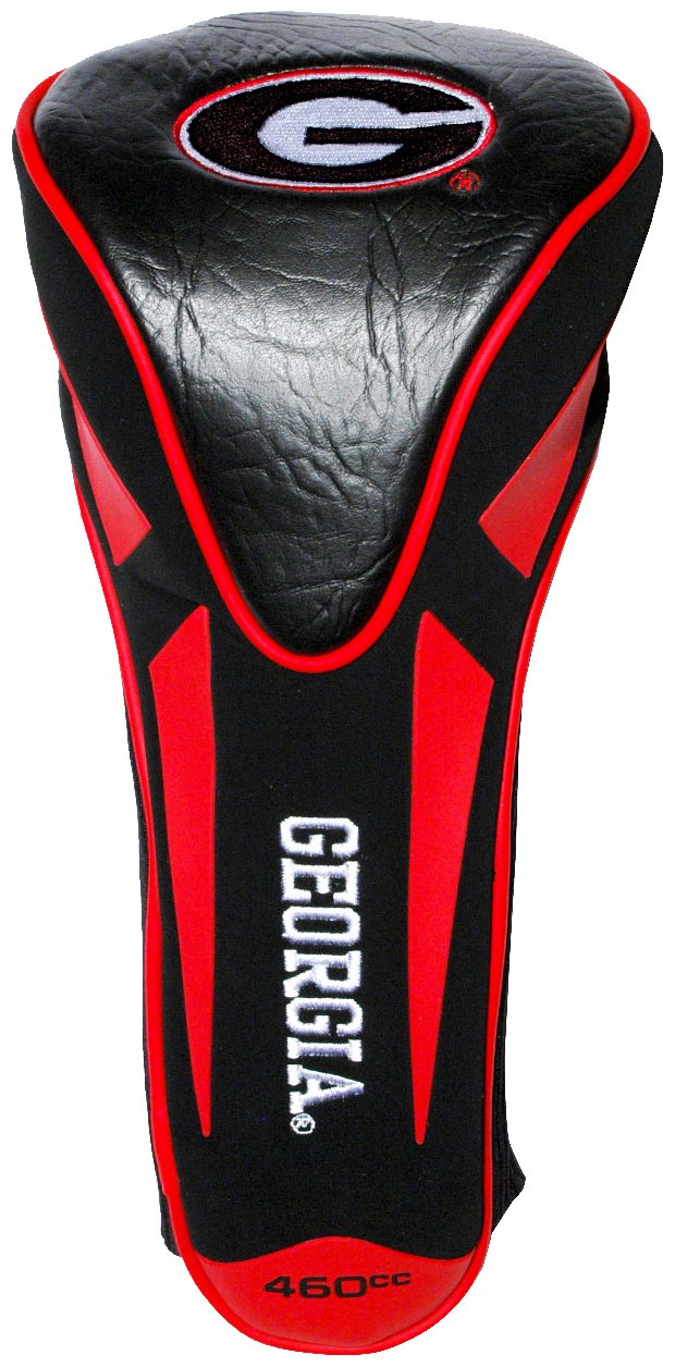 Team Golf NCAA Georgia Bulldogs Single Apex Driver Head Cover Golf Club Single Apex Driver Headcover, Fits All Oversized Clubs, Truly Sleek Design