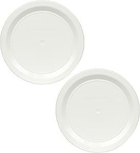 Corningware R-7-PC 7oz French White Replacement Lids -2 Pack