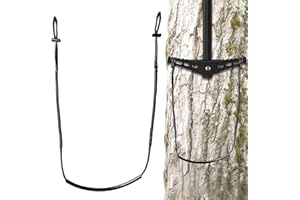 PUNCHMAN Climbing Stick Aider for Hunting - UHMWPE Single Step Aider,Cable Aiders for Climbing Sticks,Hand-Braided Lightweight Rope Ladder Tree Stand Step,Load-Bearing up to 800 Lb Climbing Aider