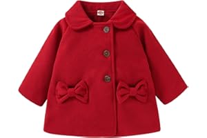 SWNONE Baby Coats Fall Winter Kid Baby Girl Cloak Button Jacket Clothes Baby Outwear Clothes