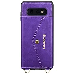 SUANPOT for Samsung Galaxy S10e Wallet case with