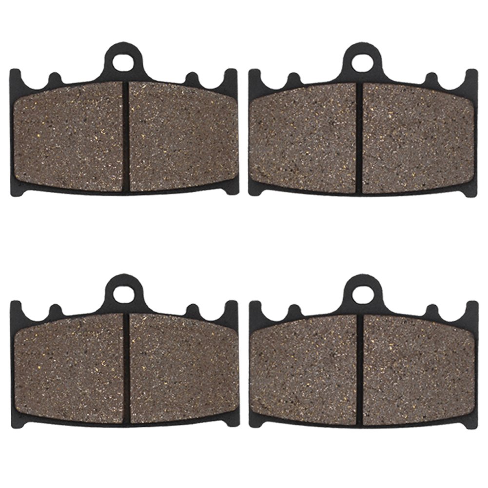 Cyleto Front Brake Pads for Kawasaki ZZR1100 ZX1100 Ninja ZX11 1990-2001 ZR 1100 Zephyr 1992-1995 KLZ 1000 Versys 2012-2013 ZZR 1200 2002-2004