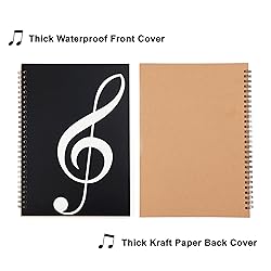 Blank Sheet Music Notebook, 160 Pages Composition
