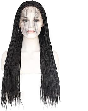 Amazon ウィッグヨーロピアンファッションレディースウィッグドレッドヘアかつら三つ編み三つ編みかぎ針編みキャップパーマ カラー 24インチ コスプレハロウィンクリスマスウィッグ スポーツ アウトドア