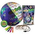 Ollyball Glow Party! Inflatable Ball with LED Blacklight Strip and Five Glow Markers, Great Indoor Toy for Kids