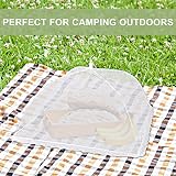 Onarway 3 Pack Food Covers 12 Inch Mesh Pop-Up Plate Tents view 6