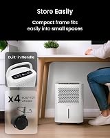 Pro Breeze 12L/Day Dehumidifier with Auto Humidity Sensor & Timer view 8