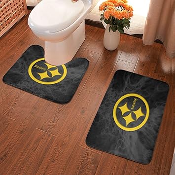 Amazon Com Cddkjyue Bathroom Antiskid Pad Pittsburgh Steelers