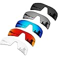 SmartVLT Set of 5 Men's Replacement Lenses for Oakley Oil Rig Sunglass Combo Pack S01