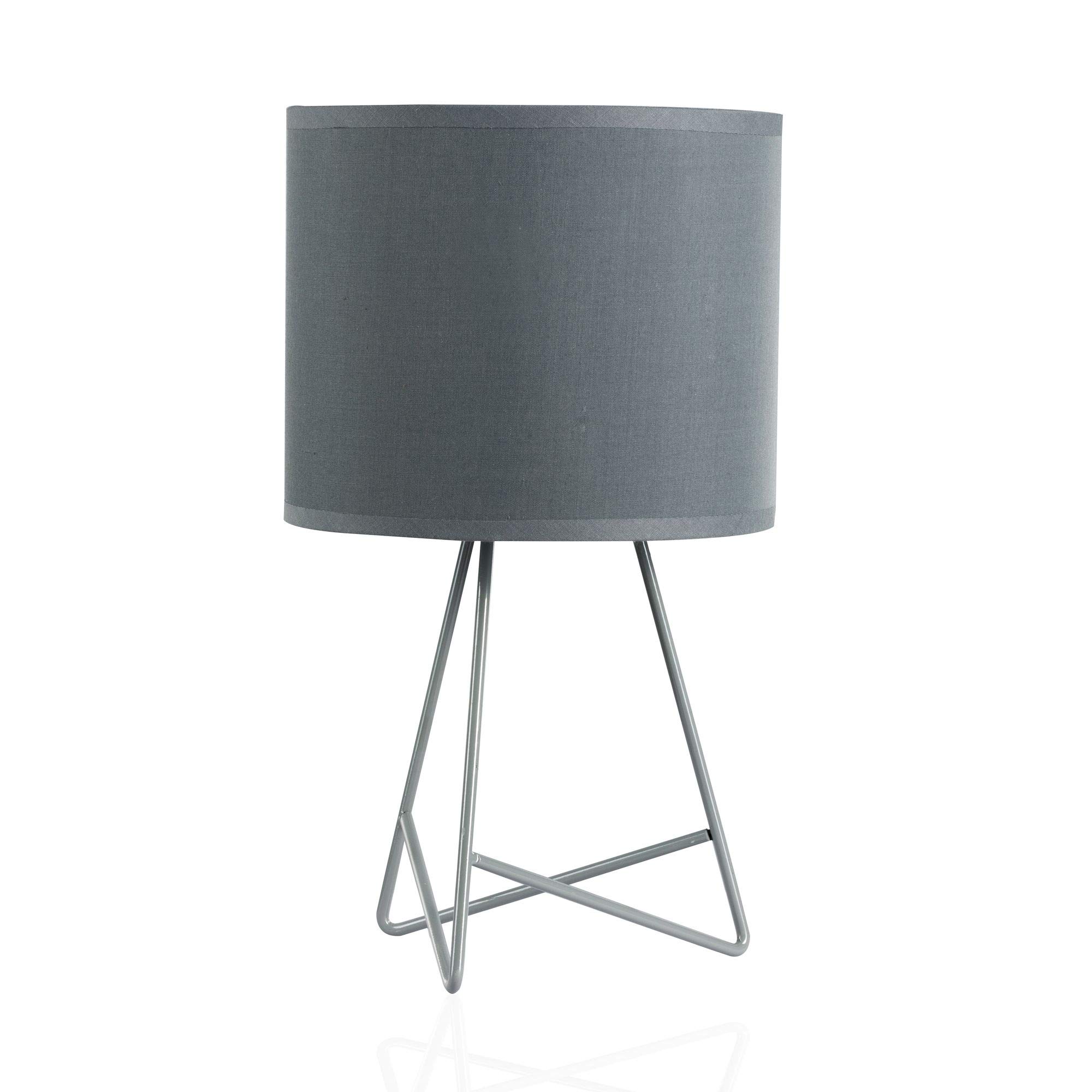 Pauleen 48000 Shiny Star Table luminaire max. 20W for E14 Lamps Bedside Table lamp Grey 230V Metal/Fabric Without lamp