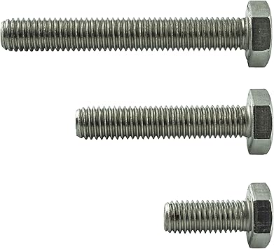 Connex Sechskantschrauben M8 X 80 Mm - Edelstahl DIN 933, 1000 G Packung