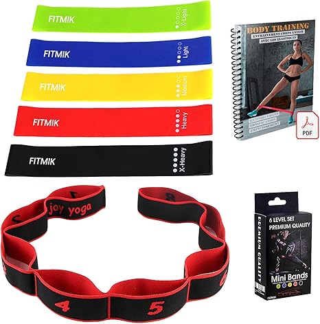 Bandas Elásticas Fitness, Elasticas Musculacion, Gomas Cintas Elasticos, Bandas De Resistencia, Gimnasio Ejercicio En Casa, Aparatos Para Hacer Ejercicio Casa, Yoga Pilates Accesorios[BONUS: EBOOK]: Amazon.es: Deportes y aire libre