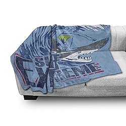 Ambesonne Vintage Throw Blanket, Extreme Sports