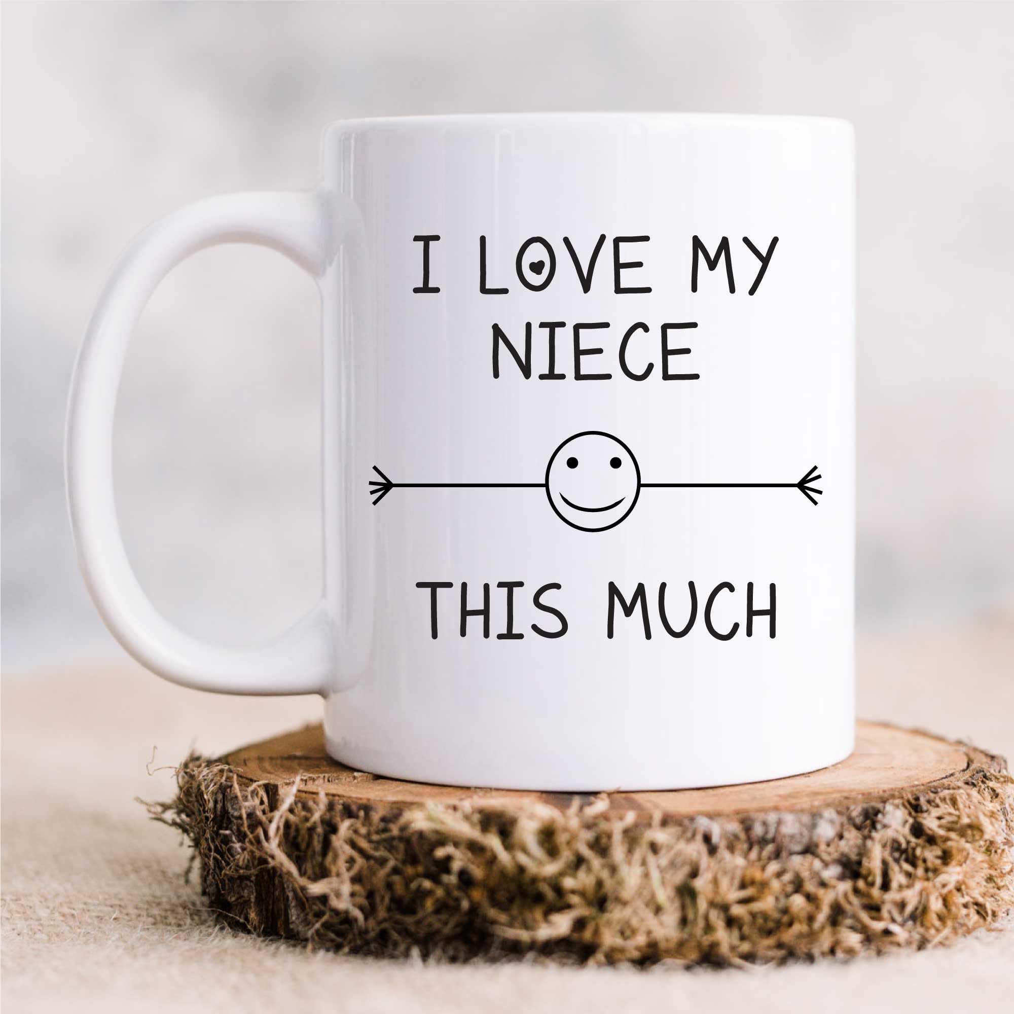 60 Second Makeover Limited I Love My Niece This Much Mug Friend Auntie Uncle Birthday Gift Christmas Novelty Humour Funny Fathers Day Mothers Day
