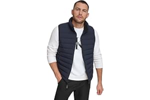 Calvin Klein mens Lightweight Insulated Quilted Zip Front Puffer Vest