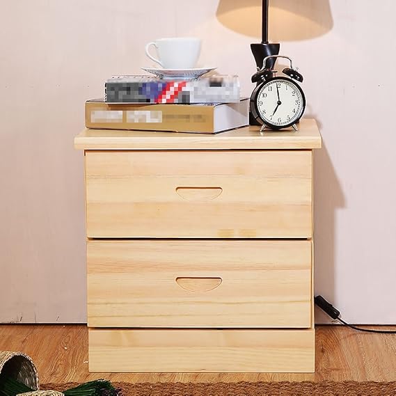 CFJDX Todos los gabinetes de Noche de Madera Maciza Gabinetes de