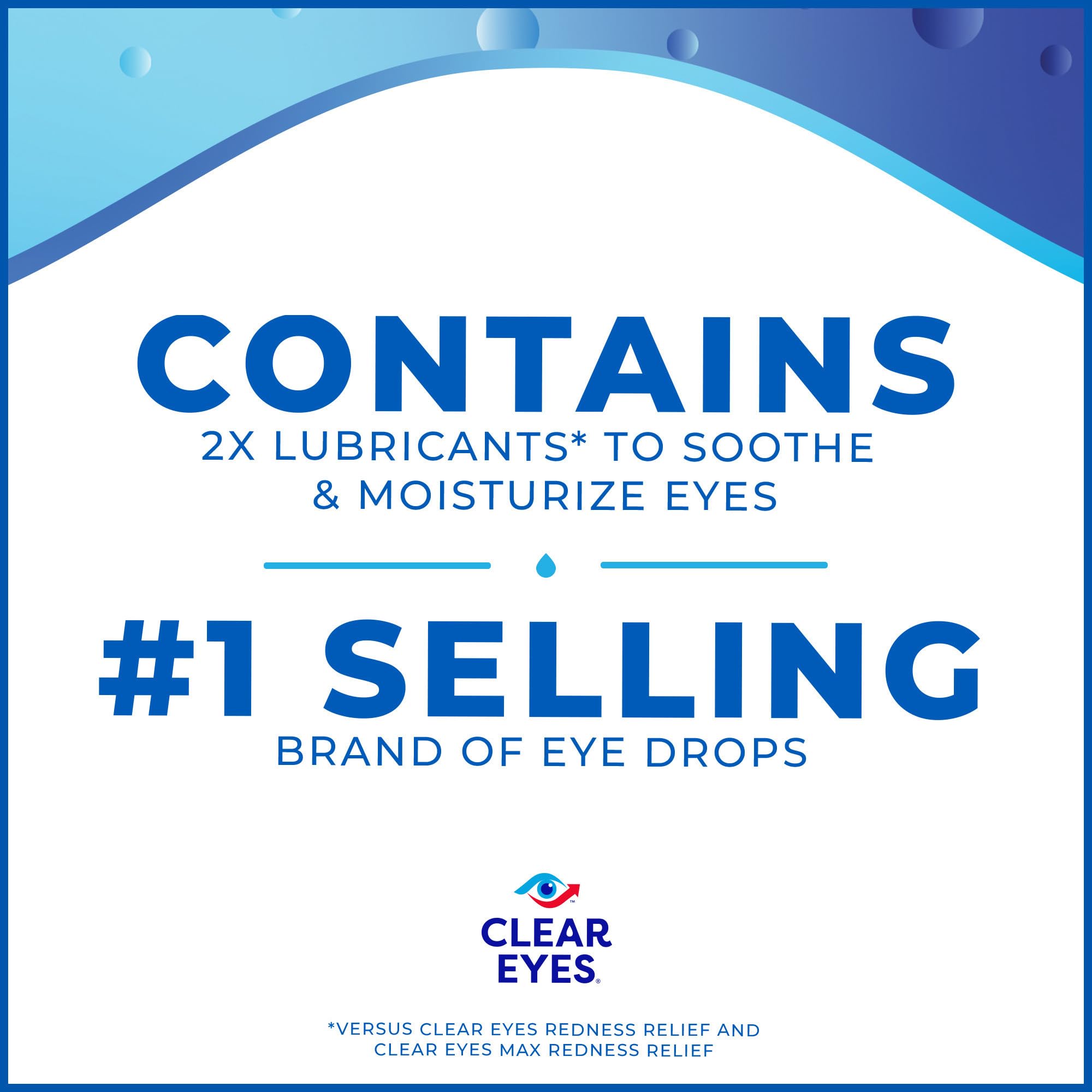 Clear Eyes Triple Relief Eye Drops, 0.5 Fl Oz, Pack of 3