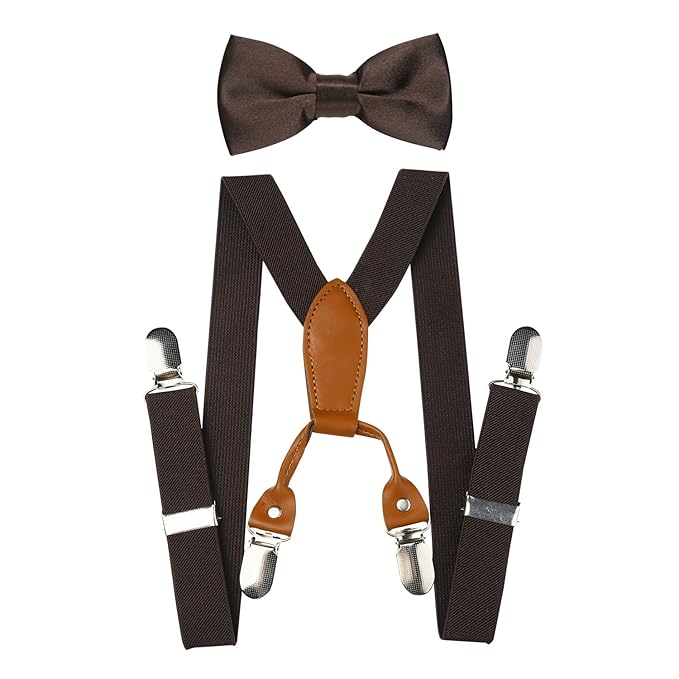 Babys Kinder Kleinkind Verstellbare Elastische Hosenträger Hosenträger und Fliege Set