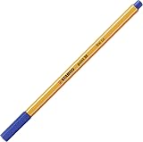 STABILO point 88 Fineliner Pack of 3 Blue 0.4 mm Metal Cased Tip view 2