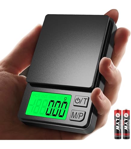 Mik-Nana Pocket Scale - 1000g X 0.01g Precision, Digital Gram Scale For Jewelry, Coffee, Food (Backlit) - View #12