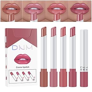 4Pcs Matte Liquid Lipstick Makeup Set Kit, Long Lasting Waterproof Velvet Lip Gloss Set, Pigmented Halloween Lip Makeup Gift Sets for Girls and Women (C)