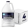 BRIOTECH Sanitizer Disinfectant Hypochlorous Spray, Kills 99.99% of Viruses & Bacteria, Eliminate Odor, Gentle for Nurseries & Play Rooms, Food Contact Surface Sanitizer, 1 Gallon Refill ea, 4 ct