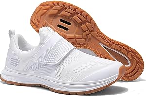 Women Comfortable Spinning Cycling Shoes - Unisex Breathable Indoor Outdoor Mountain Bike Cycling Shoes Compatible SPD