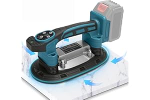 Tile Vibration Tool Compatible with Makita 21V Battery, 100kg Adsorption Handheld Tile Installation Leveling Machine Vibrator