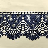 9CM Wide Lace Trim Beautiful Flower Embroidery Lace