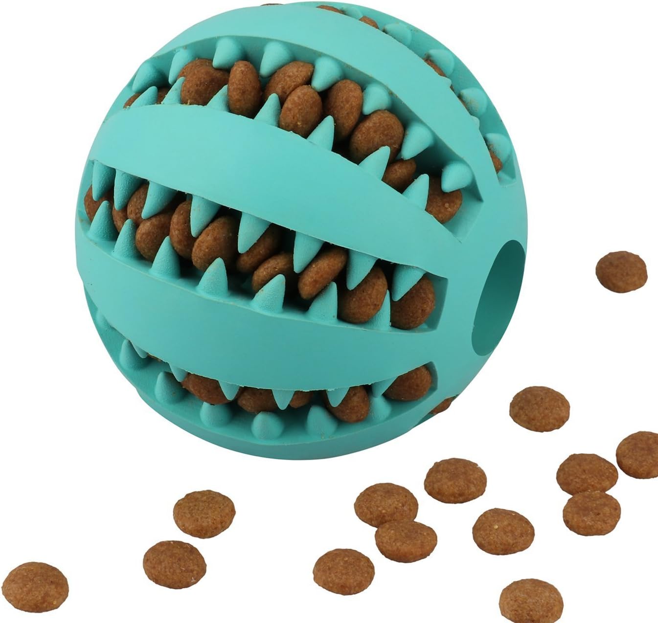 Pet Supplies : Bojafa Best Dog Teething Toys Ball Nontoxic Durable Dog IQ Puzzle Chew Toys for Puppy Small Large Dog Teeth Cleaning/Chewing/Playing/Treat Dispensing (2 Pack) : 