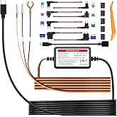 PRUVEEO Smart Acc Hardwire Kit, 12V- 30V to 5V 2A/3A, Intelligent and Adjustable Low Voltage Protection for Dash Cam, HWK-08