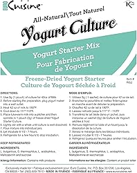 Euro Cuisine RI1020 All Natural Yogurt Culture