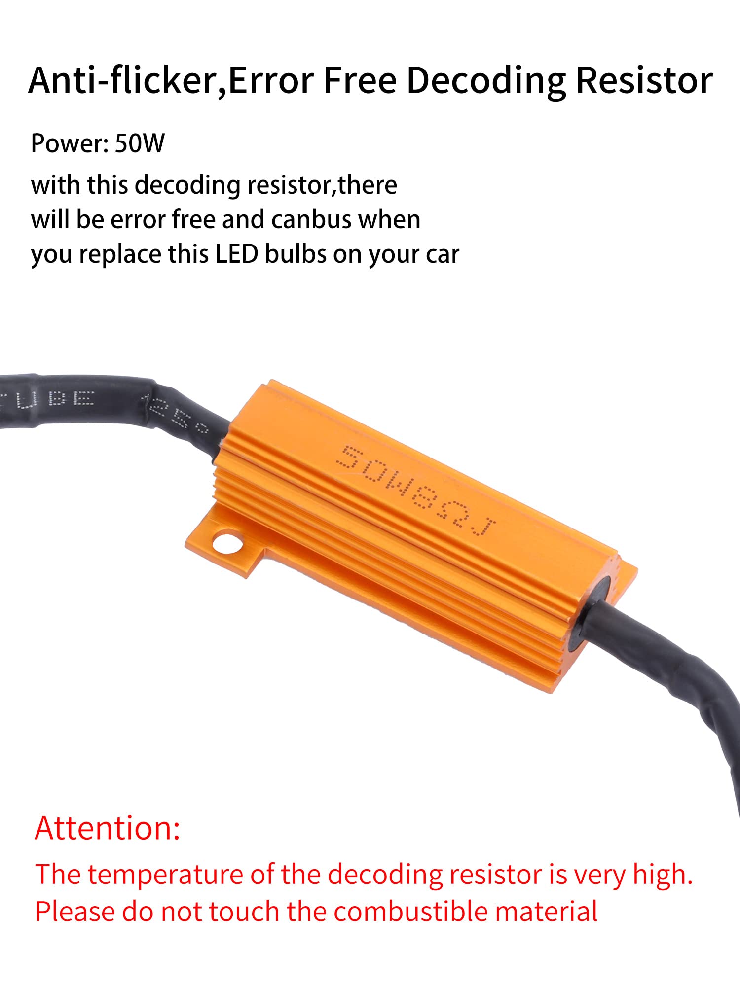 Mua H7 LED Load Resistor 50W 8 Ohm, No Trouble Repair Headlight/Fog ...