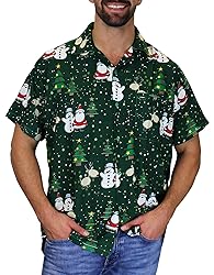 Funky Hawaiian Shirt, Shortsleeve, X-Mas, Christmas