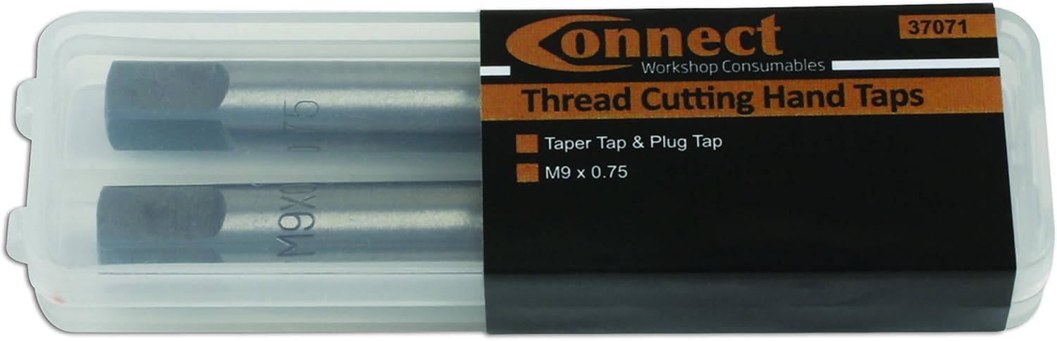 Connect 37071 Tap M9 x 0.75 Taper Tap & Plug Tap 2pc from 4554, Silver - Image 3