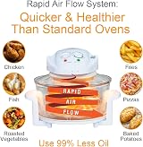 Quest 43890 12 L Halogen Oven Low Fat Multi-Function 1400W view 2