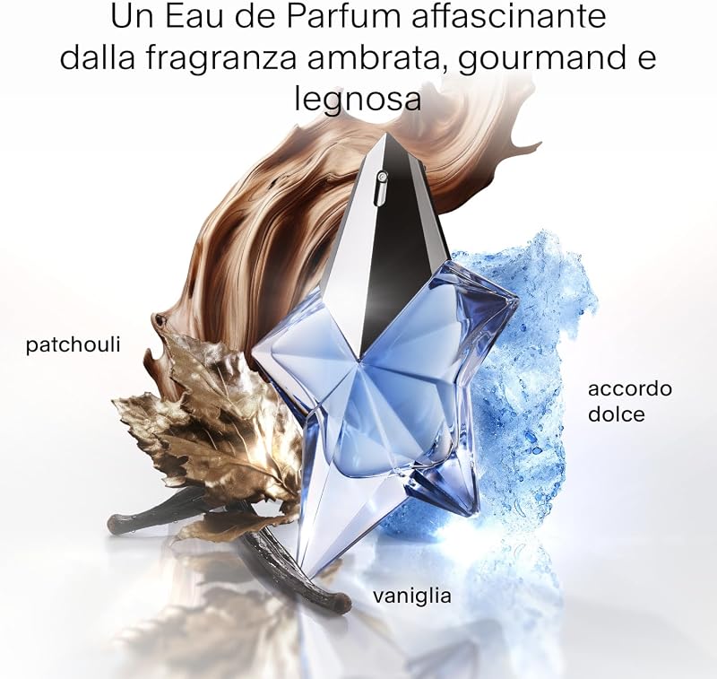 Celestiale. Delizioso. Voluttuoso. Sperimenta l'affascinante potere di Angel. Esprimi la femminilità impavida di una donna che osa trasformare i suoi sogni in realtà.