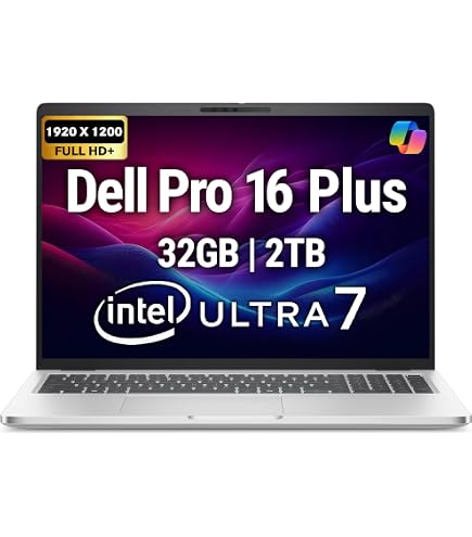 Amazon.com: Dell Pro 16 Plus PB16250 (Replaces Latitude 5550) AI