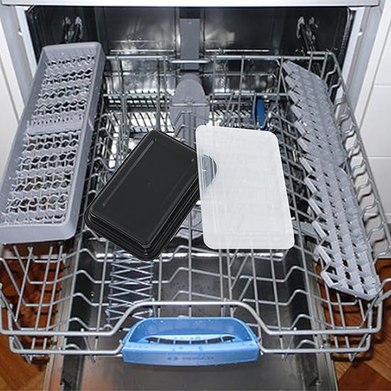 Amazon.com: Compartimento único comida Prep recipientes con ...