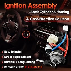 Ignition Assembly, Lock Cylinder Switch & Cylinder