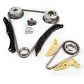 Engine Timing Chain Kit with VVT Gear Replace 24350-2G750 243212G111 | Fit for Hyundai Sonata Santa fe Tucson 2012-2016, Fit for Kia Optima Sorento Sportage 2011-2015 2.0L 2.4L