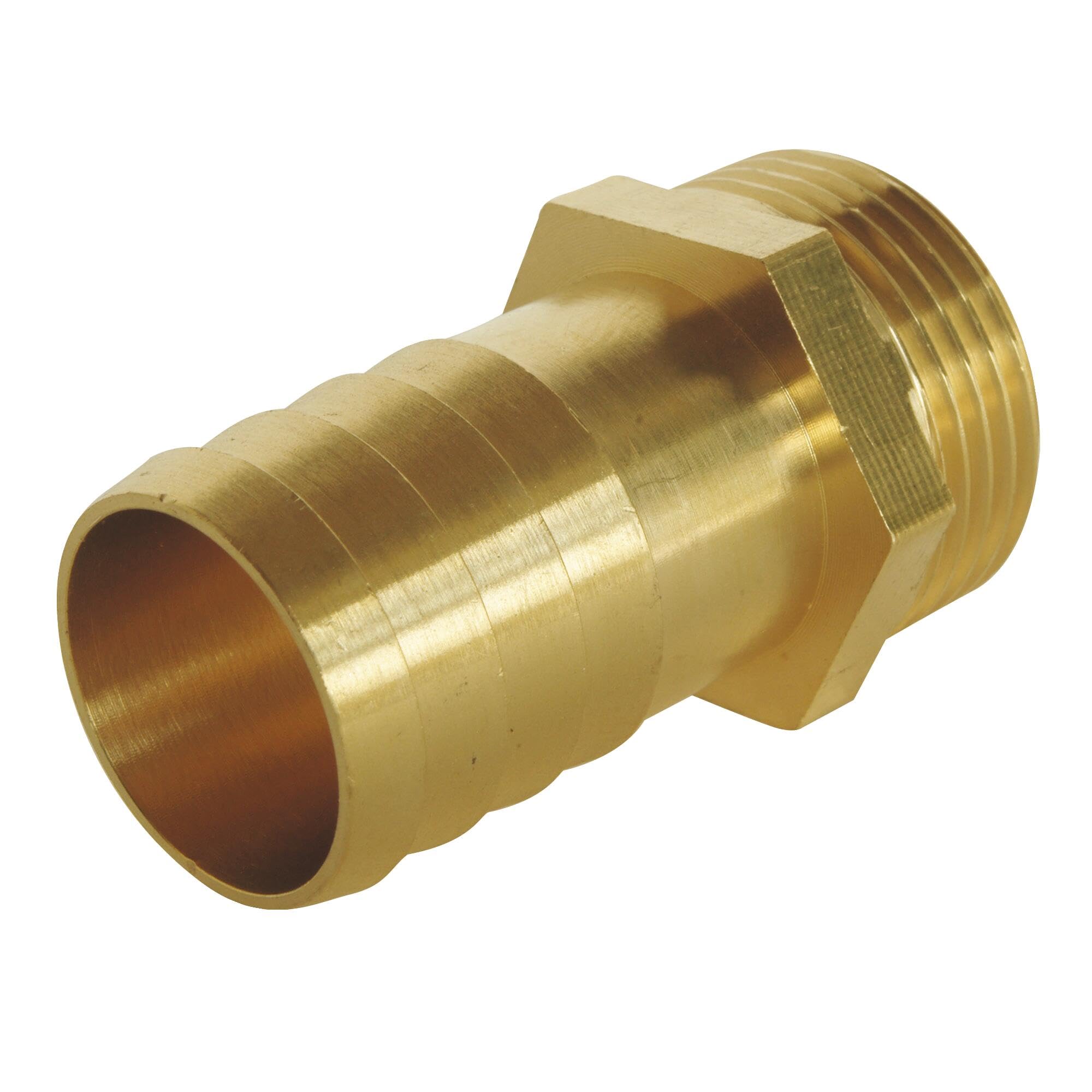 SOMATHERM FOR YOU - Straight Fluted Brass Fitting AG 33/42 - Pipe D.32