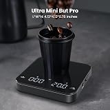 Maestri House Rechargeable Mini Espresso Scale with Timer 2kg/0.1g Black view 2
