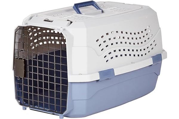 Amazon Basics Two-Door Top-Load Hard-Sided Pet Travel Carrier, 58.4 cm