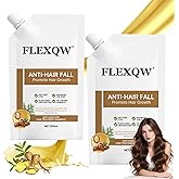 FLEXQW 2 PCS Anti Hair Loss Shampoo, Promote Hair Growth and Thickening & Strengthening Shampoo with Various Plant Extracts for Thinning Hair Women(300ml)